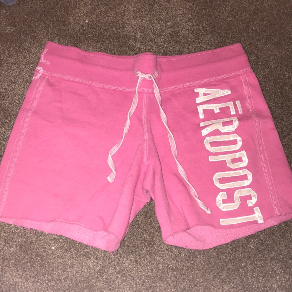pink cutoff shorts